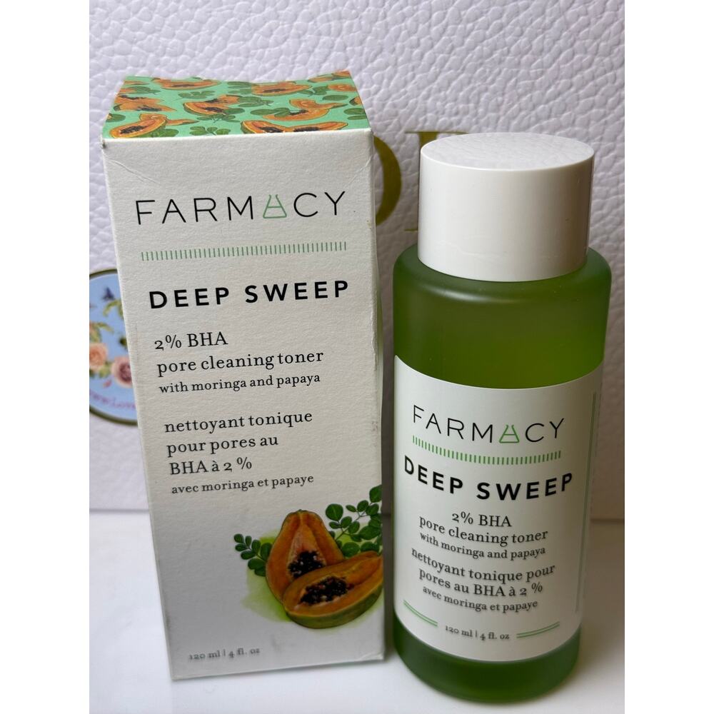 Deep Sweep 2% BHA Pore Cleaning Toner with Moringa + Papaya 120mL - NEW in box
